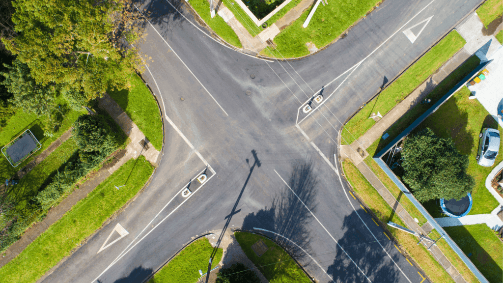 Cross roads to represent career transition Brisbane
